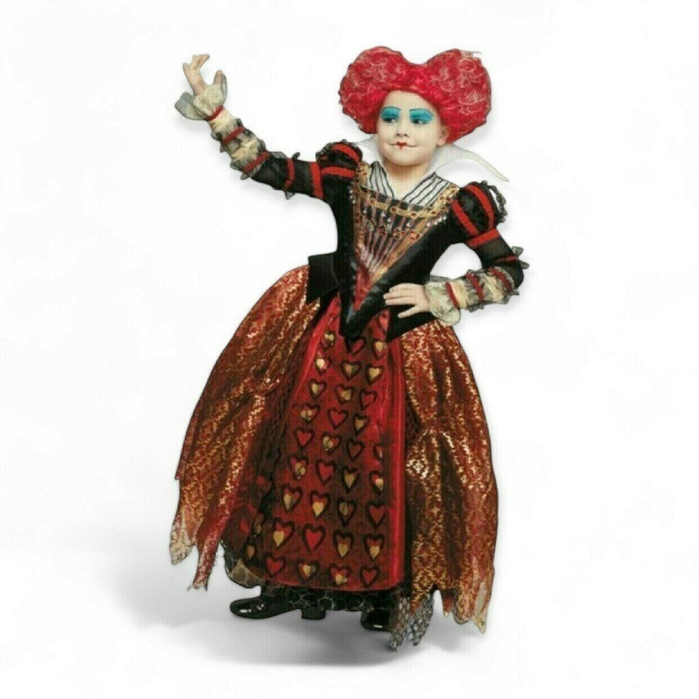 Chasing Fireflies Alice In Wonderland Red Queen Gown only | 12 Y